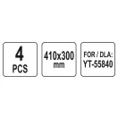 YATO Ochranná fólia 410 x 300 mm pre pieskovaciu kabínu YT-55840