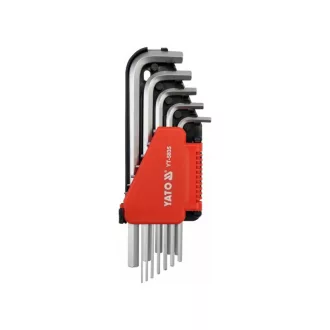   Sada imbusových kľúčov YATO 12 kusov 1/16"-3/8" CrV