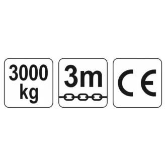 YATO Reťazový kladkostroj 3000 kg 3 m