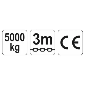 YATO Reťazový kladkostroj 5000 kg 3 m