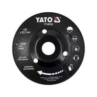 YATO brúsny kotúč 125 x 22,2 mm