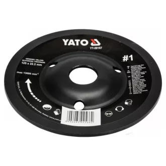 YATO Brúsny kotúč hrubý #1 125 x 22,2 mm