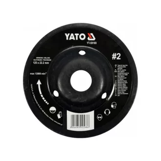 YATO Brúsený kotúč stredný #2 125 x 22,2 mm