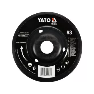 YATO Brúsny kotúč jemný #3 125 x 22,2 mm