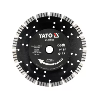 YATO Rezný kotúč na železobetón 230 x 22,2 mm