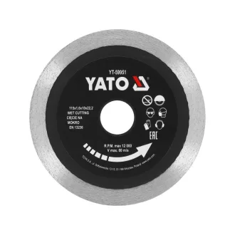   YATO Diamantový rezací kotúč 115 x 1,6 x 10 x 22,2 mm nepretržitý
