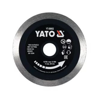   YATO Diamantový rezací kotúč 125 x 1,6 x 10 x 22,2 mm nepretržitý