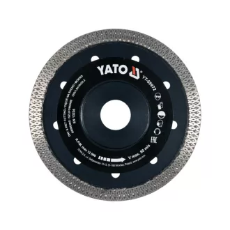   YATO Diamantový rezný kotúč 125 x 1,6 x 10 x 22,2 mm nepretržitý