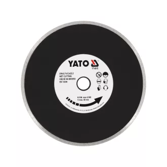   YATO Diamantový rezný kotúč 230 x 2,7 x 5,3 x 22,2 mm nepretržitý