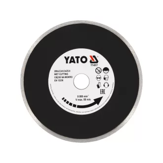   YATO Diamantový rezací kotúč 200 x 2,2 x 5,3 x 25,4 mm nepretržitý