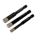 YATO Súprava diamantových otváračov 3 kusy 6, 8, 10 mm mokré / suché upnutie bitu