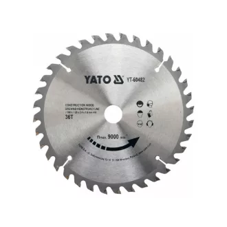 YATO Pílací kotúč na drevo 180 x 20 x 1,8 mm / 36T