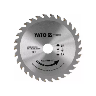 YATO Pílový kotúč na drevo 140 x 20 x 2,0 mm / 30T