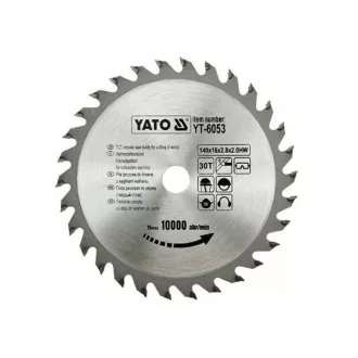 YATO Pílový disk na drevo 140 x 16 x 2,0 mm / 30T