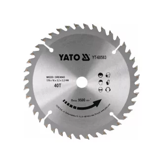 YATO Pílový kotúč na drevo 170 x 16 x 2,2 mm / 40T