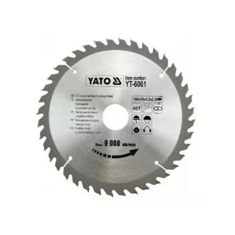 YATO Pílový kotúč na drevo 184 x 30 x 2,2 mm / 40T