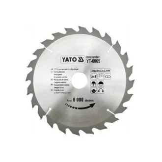 YATO Pílací kotúč na drevo 200 x 30 x 2,2 mm / 24T