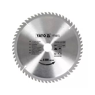 YATO Pílací kotúč na drevo 250 x 30 x 2,2 mm / 60T