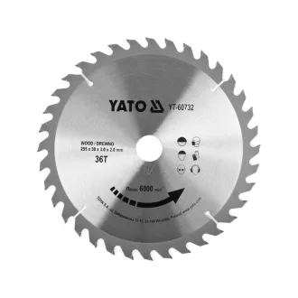 YATO Pílový kotúč na drevo 255 x 30 x 2,0 mm / 36T