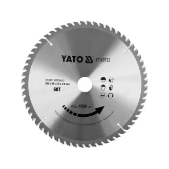 YATO Pilový disk na drevo 255 x 30 x 2,0 mm / 60T