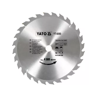 YATO Pílový kotúč na drevo 350 x 30 x 2,5 mm / 28T