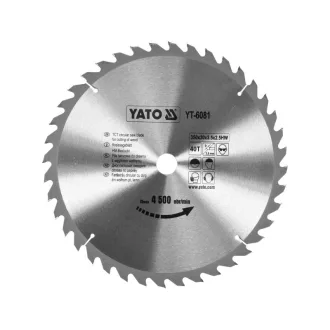 YATO Pílový kotúč na drevo 350 x 30 x 2,5 mm / 40T