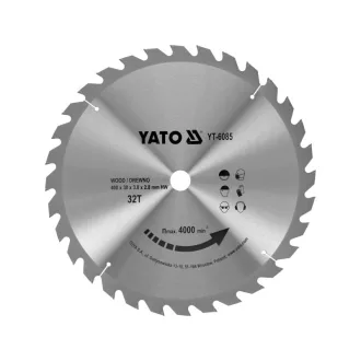 YATO Pílový kotúč na drevo 400 x 30 x 2,8 mm / 32T