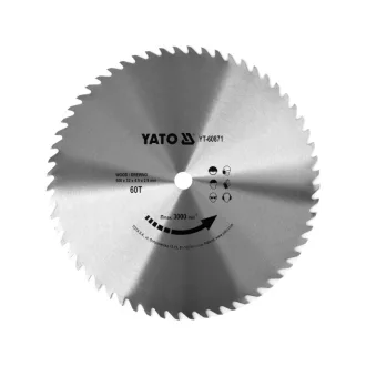YATO Pilový kotúč na drevo 500 x 32 x 2,9 mm / 60T