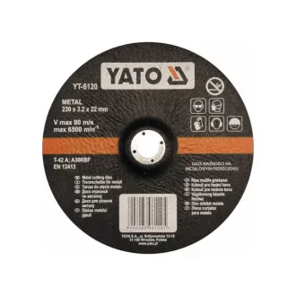 YATO Rezný kotúč na kov 230 x 3,2 x 22,2 mm