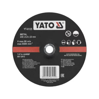YATO Čistiaci kotúč na kov 230 x 6,0 x 22,2 mm