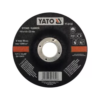 YATO Čistiaci kotúč na kameň 115 x 6,0 x 22,2 mm