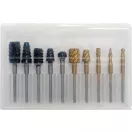 YATO Sada turbínových vŕtačiek 10 kusov (3,2 mm hriadeľ)