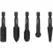 YATO Sada turbo vŕtačiek pre drevo, 5 kusov, bitový uchop