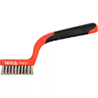 YATO Drôtená kefa inox 3 rady 180 mm