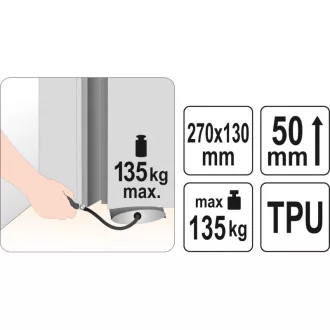 YATO podložka na upevnenie čerpadla 270 x 130 mm 135 kg