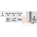 YATO Sada montážnych podložiek pumpy 3 diely 135 kg