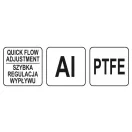 Penová pištoľ YATO potiahnutá teflónom