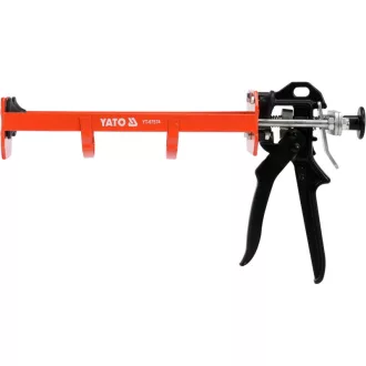 YATO Dvojitá pištoľ na tmel 2 x 400 ml posilnená
