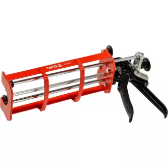YATO Dvojitá pištoľ na tmel 2 x 400 ml posilnená
