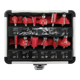 YATO Súprava fréz pre horný frézač 12 dielna 6 mm