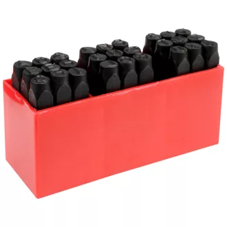 YATO Súprava na razenie písmen 8 mm 27 dielna