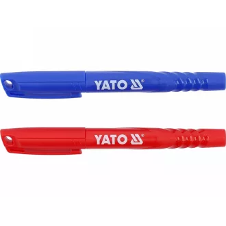 YATO Značkovacie fixky 2 ks červená - modrá