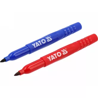 YATO Značkovacie fixky 2 ks červená - modrá