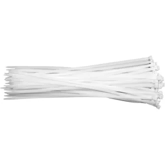 YATO Sťahovací pásik biely 700 x 9,0 mm (50 ks)