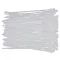 YATO Odopínateľné káblové zväzky 3,6 x 150 mm biele (100 ks)