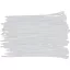 YATO Uvoľniteľná káblová viazačka 4,8 x 200 mm, biela (100 ks)