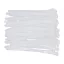 YATO Uvoľniteľná káblová väzba 7,6 x 150 mm biela (100 ks)