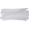 YATO Uvoľniteľné káblové zväzky 7,6 x 200 mm biely (100 ks)