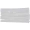 YATO Uvoľniteľná káblová zväzka 7,6 x 300 mm biela (100 kusov)