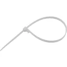 YATO Uvoľniteľná káblová zväzka 7,6 x 300 mm biela (100 kusov)